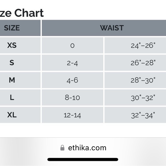 New - Ethika High Wasted Tight - Picture 7 of 7